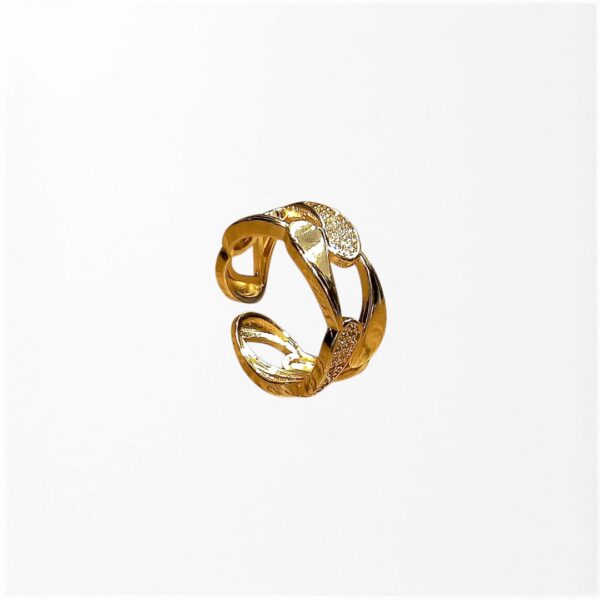 Gold Plated Bracelet & Ring 18K - Image 2
